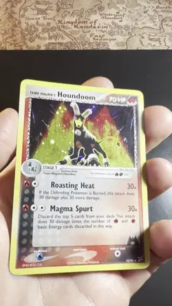 Pokemon TCG Team Magma's Houndoom 10/95 EX Team Magma Vs Team Aqua Holo - Image 2