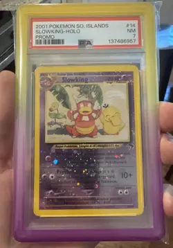2001 Slowking 14/18 SOUTHERN ISLANDS Promo PSA 7 Reverse Holo Pokemon TCG. - Image 1