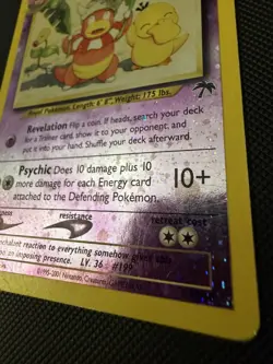 Pokemon TCG Slowking Promo Southern Islands 14/18 Reverse Holo Moderately Played - Image 2
