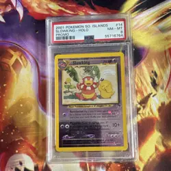 Pokemon 2001 Southern Islands Slowking 14/18 Promo Reverse Holo PSA 8 - Image 1