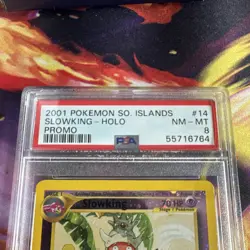 Pokemon 2001 Southern Islands Slowking 14/18 Promo Reverse Holo PSA 8 - Image 3