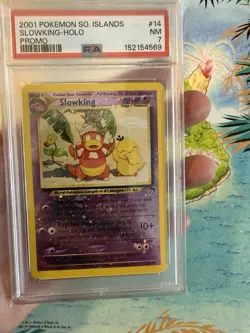Pokemon Slowking Southern Islands Reverse Holo Promo 14/18 2001 English PSA 7 - Image 5