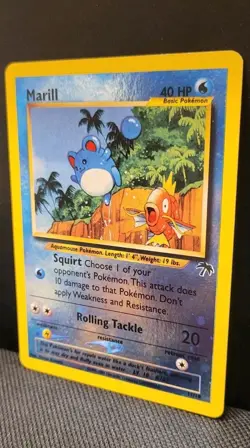VINTAGE Pokemon Southern Islands Marill (W/ Magicarp) 11/18 NM Reverse Holo - Image 3