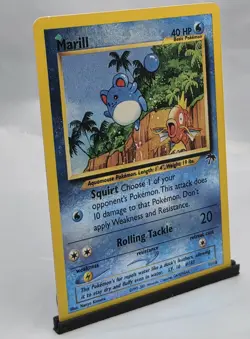 Pokemon Southern Islands Marill 11/18 Reverse Holo Rare Vintage 2001 WOTC LP - Image 3