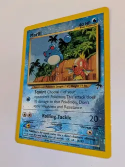Pokemon Marill 11/18 Southern Islands Reverse Holo HP Condition - Image 2