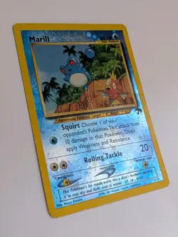 Pokemon Marill 11/18 Southern Islands Reverse Holo HP Condition - Image 3
