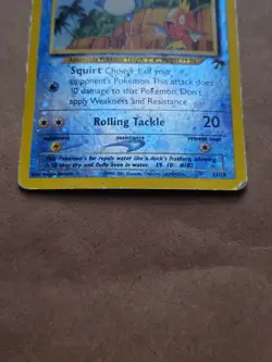Pokemon Marill 11/18 Southern Islands Promo Reverse Holo 2001 WotC HP Damaged - Image 2