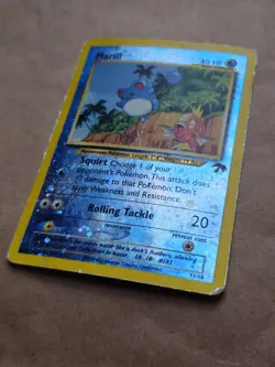 Pokemon Marill 11/18 Southern Islands Promo Reverse Holo 2001 WotC HP Damaged - Image 5