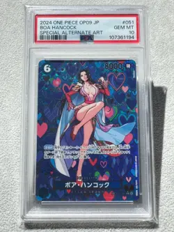 [PSA10]One Piece Card TCG 2024 Boa Hancock (SP) OP07-051 Japanese Ver. - Image 1