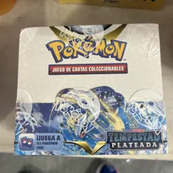SPANISH ~ Pokemon TCG Sword & Shield Silver Tempest Booster Box 36 Packs SEALED - Image 1