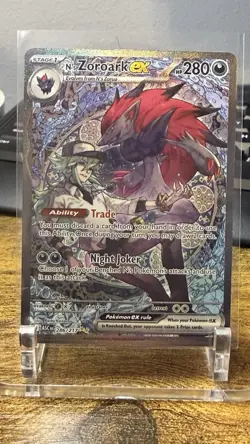 Pokemon TCG N's Zoroark Ex SIR 286/217 Ascended Heroes English NM - Image 1