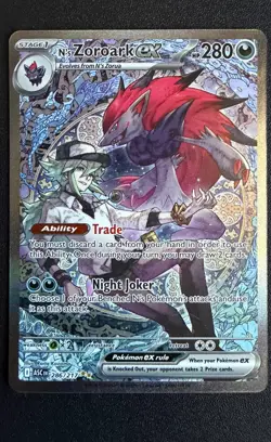 Pokemon TCG N's Zoroark Ex SIR 286/217 Ascended Heroes English NM - Image 3