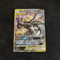 Pikachu & Zekrom GX SM168 Promo Holo 240 HP English Pokemon TCG TAG TEAM - Image 1