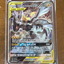 Pikachu & Zekrom GX SM168 TAG TEAM GX Promo Holo English 240 HP - Image 1