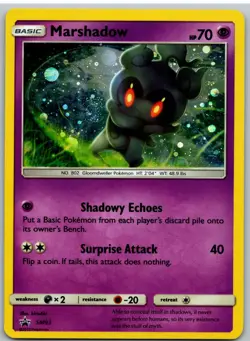 Marshadow - SM93 Holo Promo Sun & Moon Promo Pokemon Holo - Image 1