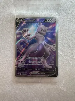 Sealed Mewtwo V SWSH229 Black Star Promo Pokemon Sword & Shield Holo NM - Image 1