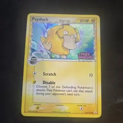 Pokemon Psyduck 81/110 Holon Phantoms reverse Holo LP - Image 1