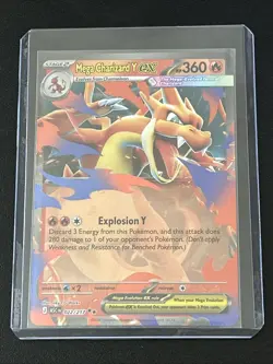 Mega Charizard Y ex 022/217 Double Rare Ascended Heroes Pokemon NM - Image 3