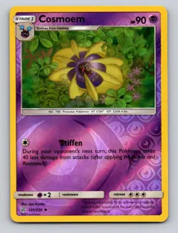 Cosmoem 101/236 Uncommon Cosmic Eclipse Pokemon Reverse Holo NM - Image 1