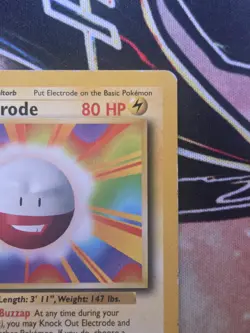 Pokemon TCG - Electrode 21/102 - Non Holo Rare - Base Set Unlimited Vintage 1999 - Image 4