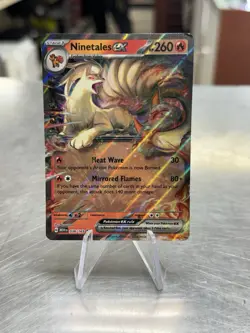 Ninetales ex Holo 038/165 SV2a: Pokemon Card 151 Double Rare NM - Image 1