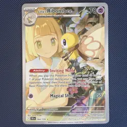 Lillie's Ribombee 164/159 Journey Together Illustration Rare Pokemon Card - NM - Image 1