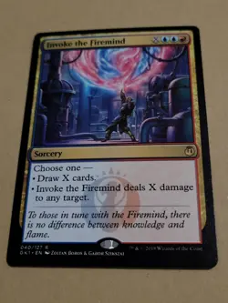 Invoke the Firemind 040/127 GK1 Guild Kits Magic the Gathering MTG Card LP - Image 1