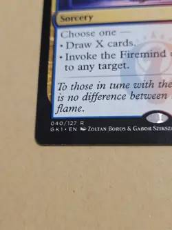 Invoke the Firemind 040/127 GK1 Guild Kits Magic the Gathering MTG Card LP - Image 2