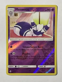 Reverse Holo Foil Purugly # 109/156 Ultra Prism Set Pokemon Cards NM/MINT - Image 1