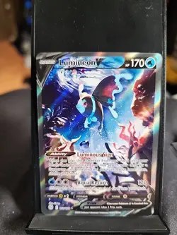Pokemon Lumineon V Full Art Ultra Rare Holo 156/172 Brilliant Stars Card - Image 1