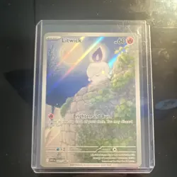 The Pokemon Company Litwick 101/086 SV: White Flare Illustration Rare Holo - Image 1
