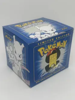 1999 Burger King Pokemon Mewtwo 23K Gold Plated Card SEALED PokeBall - Image 5