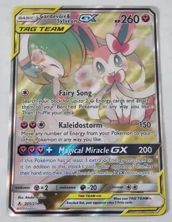 Pokemon Gardevoir & Sylveon GX 205/214 Unbroken Bonds Sun & Moon Pokemon - Image 1