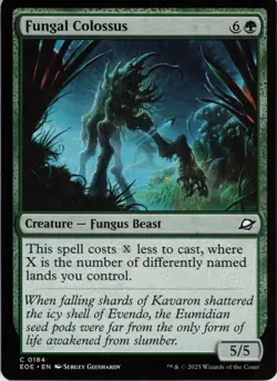 x4 Fungal Colossus C Edge of Eternities 184 NM MTG - Image 1