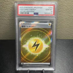 Lightning Energy - 2022 Pokemon Japanese Vstar Universe Secret Rare 254 - PSA 10 - Image 1