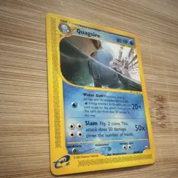 Pokemon TCG Quagsire Aquapolis E-Reader Rare 030/147 2002 Stage 1 80 HP English - Image 2
