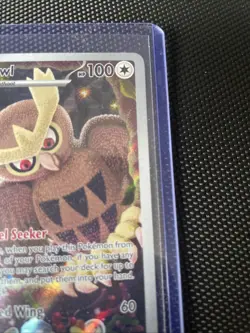Pokemon Noctowl TCG SVP141 Stellar Crown Black Star Promo NM/MT Condition - Image 3