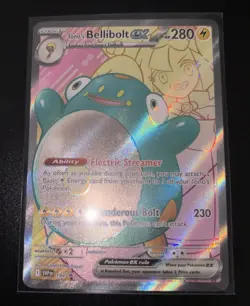 Pokemon TCG Iono's Bellibolt EX SVP 194 Black Star Promo - Image 1