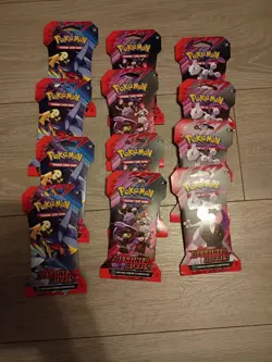 Pokemon LOT OF 12 - DESTINED RIVALS SLEEVED BOOSTER PACKS NEW SEALED - Image 1