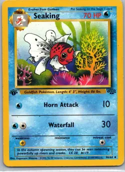 Pokemon TCG Seaking 46/64 Jungle LP - Image 1