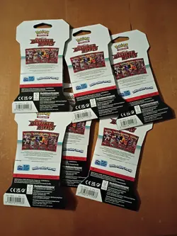 Pokemon TCG Destined Rivals Sleeved Booster Pack Lot of 6 New Factory Sealed - Image 2