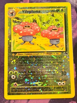 Pokemon: Southern Islands: Reverse Holofoil Vileplume: Lightly Played Condition - Image 1