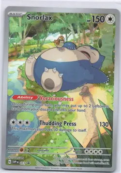 Snorlax 051 Holo Promo Scarlet & Violet Promo Pokemon NM - Image 1