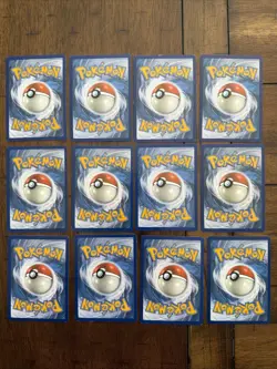 Slowpoke Slowbro Pokemon Card Collection Lot Of 12 With 1 Reverse Holo - Image 2