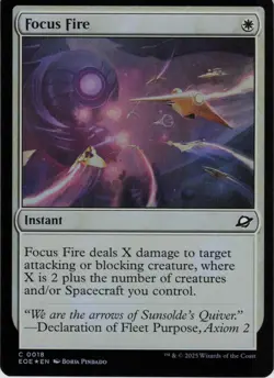 x4 Focus Fire C Edge of Eternities 18 NM MTG - Image 1