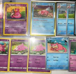 Slowpoke & Slowbro & Slowking 11x Pokemon Card Lot - Vintage+Modern - NM - Image 3