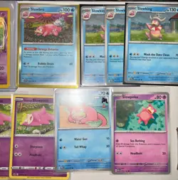 Slowpoke & Slowbro & Slowking 11x Pokemon Card Lot - Vintage+Modern - NM - Image 4
