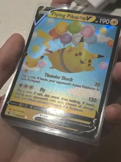 Flying Pikachu V 006/025 Ultra Rare Full Art Celebrations Holo English Pokemon - Image 3