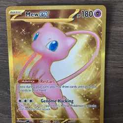 Pokemon Card TGC Gold Mew EX TCG Scarlet Violet-151 Hyper Rare 205/165 NM/LP - Image 2