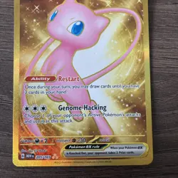 Pokemon Card TGC Gold Mew EX TCG Scarlet Violet-151 Hyper Rare 205/165 NM/LP - Image 3